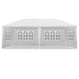 10'X20' Outdoor Party Tent with 4 Removable Sidewalls, Waterproof Canopy Patio Wedding Gazebo, White 02748343
