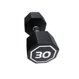 30LBS APOLLO IR3920 Premium Octagonal Dumbbell, Large Numbers, Hard Chrome Plated Handle Dumbbells 17847312