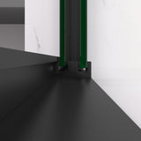 44-48"x72" Aluminum Frame Double Sliding Shower Door,Bypass Bathroom Sliding Door with Premium 5/16" W2011P293394