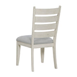 Farmhouse Dining Furniture Set of 2 Side Chairs Antique White Finish Wooden Durable Comfortable B011P347895