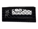 24QT 3 Pack Milk Crate Black 25907442
