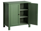 Forest Green MDF Painted with Vertical Stripes, 60*30*80cm, Double Door Bathroom Vanity 44803152