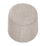 ZUN Round Storage Ottoman B035P265996