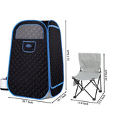 Portable Folding Full size Steam Sauna with 1000W&2.2L steam Generator. Personal Sauna Tent for W782124151