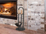 4PC Fireplace Tool Set with Poker, Brush, Shovel, and Stand 06234728
