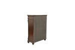 ZUN Antique Cherry / Antique Walnut Wooden 1pc Chest Of Drawers Storage Bedroom Furniture Unique Design B011P210738