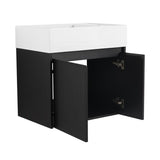 24 Inch Bathroom Cabinet With Sink,Soft Close Doors,Float Mounting Design, For Small Bathroom W999P228747