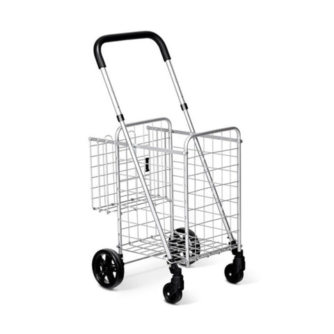 ZUN Convenient foldable shopping cart 93655953