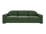 Modern 3-seater Sofa 84.7" Sofa Couch Upholstered Sofa with Curved Backrest for Living Room or Small N763P411268F