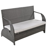 U_STYLE Versatile outdoor loveseat that converts to four seats and a table, suitable for gardens and WF321803AAA