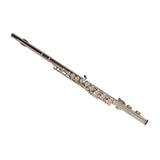 Nickel Plated C Closed Hole Concert Band Flute with E Key 00240637
