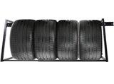 Heavy Duty Adjustable Garage Wall Multi-Tire Rack Storage, Black W465121328