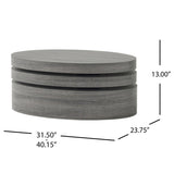 MODERNESQUE ROTATING COFFEE TABLE-Matte Black N758P245072B