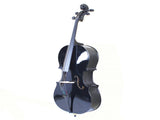 4/4 Wood Cello Bag Bow Rosin Bridge Black 68256691