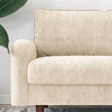 72" Velvet Round Arm Apartment Loveseat 90858385