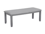 6 Piece Kitchen Set, Rectangular Wooden Table with 4 Upholstered Chairs and a Bench, 50401072