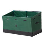 ZUN 130 Gallon Waterproof Deck Box, Portable Outdoor PVC Storage Box for All Weather, Perfect for 76720642