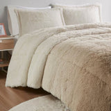 Ombre Shaggy Long Fur Comforter Mini Set B035129362