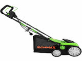 13 Inch 12 Amp Electric Scarifier with Collection Bag and Removable Blades Electric Lawn Dethatcher 90185642