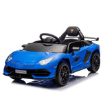 ZUN 12V Kids Ride On Car W/Parents Remote Control,Licensed Lamborghini Aventador Xago,Hydraulic pressure W1396P184348