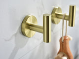 6-Pack Wall-Mounted Stainless Steel Bathroom Towel Hooks/Coat Hooks for Bathroom, Bedroom, Kitchen 84007609