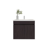 FM FURNITURE Rainbow City Vanity with 2 Doors, Wengue B128P293884