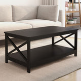 Coffee Table Oxford End Table-Black Color W28215275