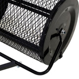 Peat Moss Spreader 24inch,Compost Spreader Metal Mesh,T shaped Handle for planting seeding,Lawn and W46580850