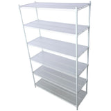 ZUN 6 Tier 6000lbs Capacity NSF Metal Shelf Wire Shelving Unit, Heavy Duty Adjustable Storage Rack with W465142121