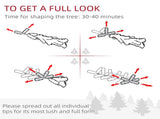 8' Artificial Pencil Christmas Tree, Slim Xmas Tree with 618 Realistic Branch Tips and Plastic 25467664