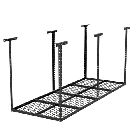 ZUN 3 ft. x 8 ft. Overhead Garage Storage Rack Heavy Duty Metal Garage Ceiling Storage Racks 24684900