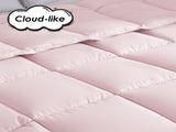 2-Pack Pink Oversized Duvet Inserts. Made from comfortable, breathable fabric, these plump 59933275
