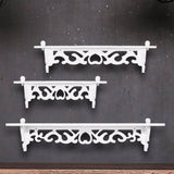 Set of 3 Floating Wall Shelves Bookshelf Display Wall Shelf Storage Rack 30401635