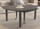 360 degree Rotatable modern Coffee Table for Living Room, solid wood legs with simply assemble W2899P372757