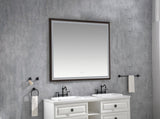 60 x 48 Inch LED Bathroom Mirror with Aluminum Frame, Wall Mounted Vanity Mirror, Anti-Fog, Memory, W2287P358690