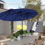 Outdoor beach umbrella/Double-Sided Market Umbrella 57026062