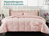 3 Piece Pre Washed Down Alternative Comforter Set with 2 Shams 96155873