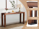 46 inch Pinewood Table, Console Table Entrance Table, Narrow Sofa Table for Living Room 02179294