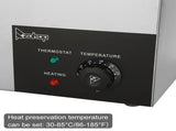 110V 600W 5L*4 Stainless Steel Four Plates Heating Food Warming Soup Pool Silver 89737780