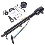 32" Black Stainless Automatic Tilt Steering Column Shift with Key, Adapter 09163059