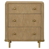 Sand Wash 3-drawer Nightstand with USB Ports B062P145556