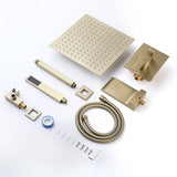 12inch Shower System With Waterfall Tub Spout and Handheld Shower Head W121749919