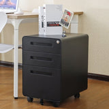 3 Drawer Mobile File Cabinet Under Desk Office,Simple Style Versatile Storage Cabinet for W124782438