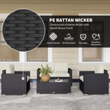 Pieces Patio Furniture Set 23487031