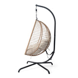 Sora Outdoor Patio Wicker Hanging Chair with Stand N775P225487B