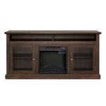 ZUN Contemporary TV Media Stand Modern Entertainment Console 18" Fireplace Insert for TV Up to 65" 37943791