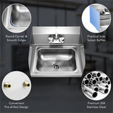 Wall mounted sink with faucet 59393047