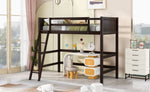 ZUN Solid Wood Twin Size Loft Bed with Ladder 96823060