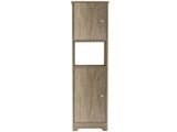 Brighton 1-Shelf Linen Cabinet Light Oak B06280089