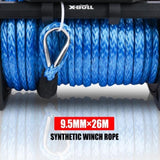 ZUN X-BULL ELECTRIC WINCH 13000 LBS 12V SYNTHETIC BLUE ROPE UPGRADE W121843475